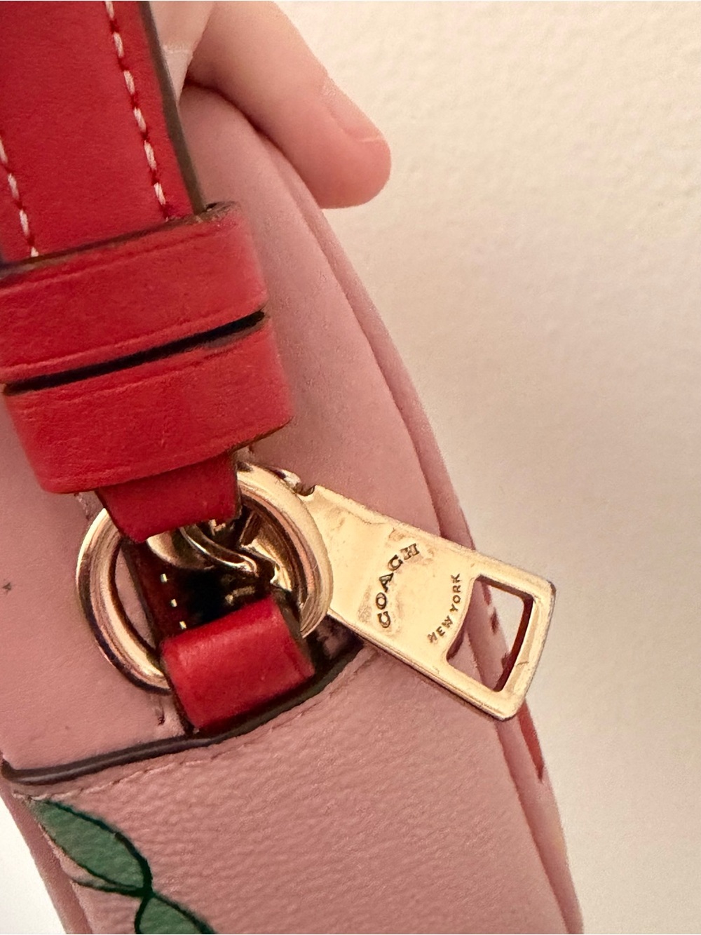 Coach Jamie Pink Cherry Crossbody Camera Bag - Picture 5 of 6